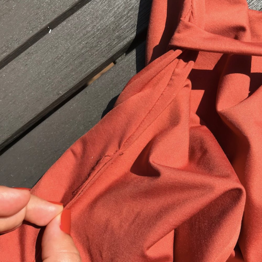 Londre Ruffle Shoulder One Piece. - Picture 3 of 5